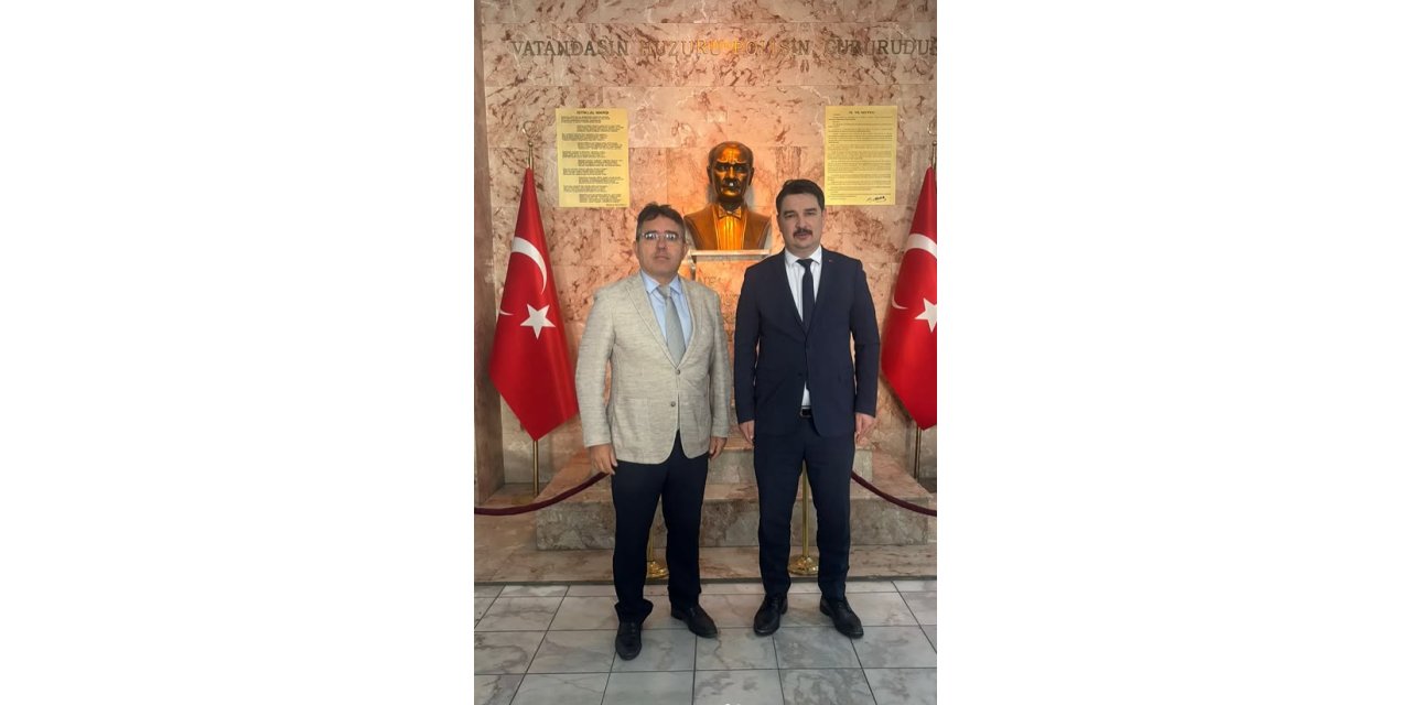 Kaymakam Kaya’dan İlçe Emniyet Müdürü Yalçın’a Ziyaret
