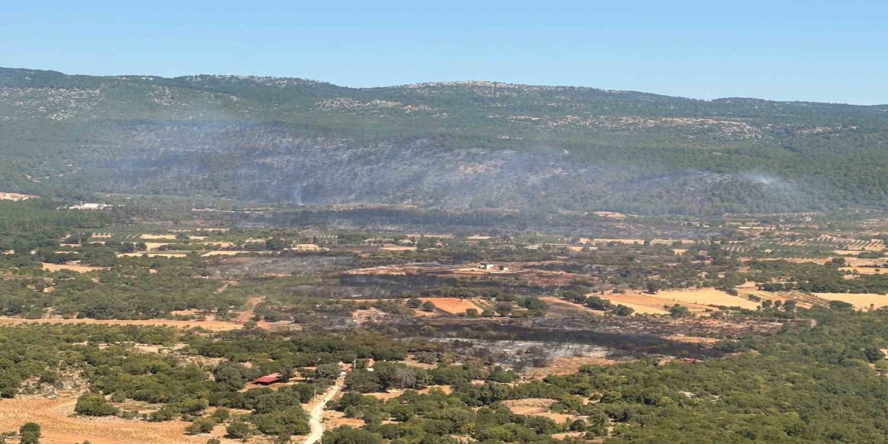 Muğla’daki yangına 90 saniyede 15 ton su bıraktılar