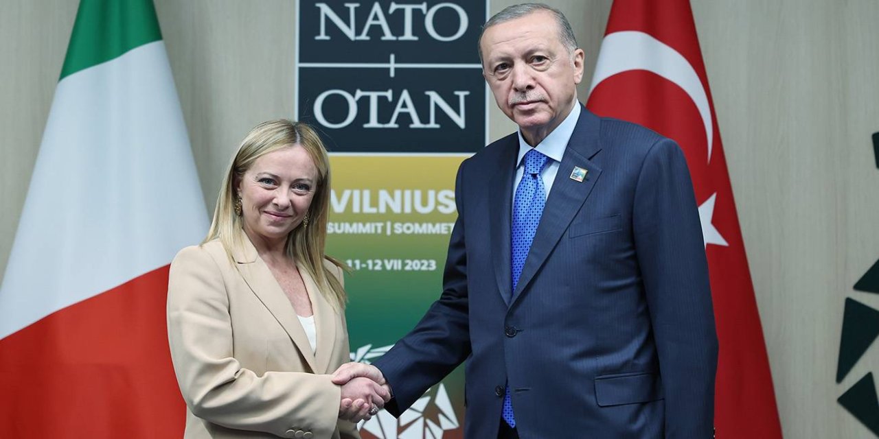 İtalya Başbakanı Meloni’den, Cumhurbaşkanı Erdoğan’a teşekkür