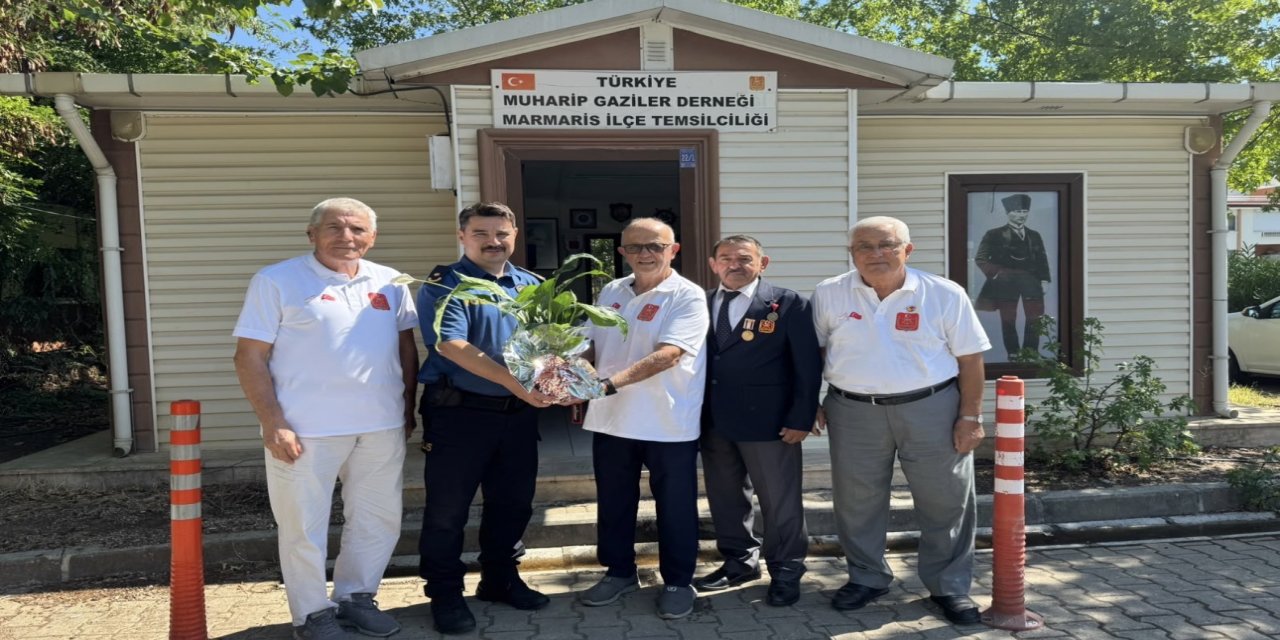 Marmaris İlçe Emniyet Müdürü Ahmet Yalçın’dan Gaziler Günü Öncesi Anlamlı Ziyaret