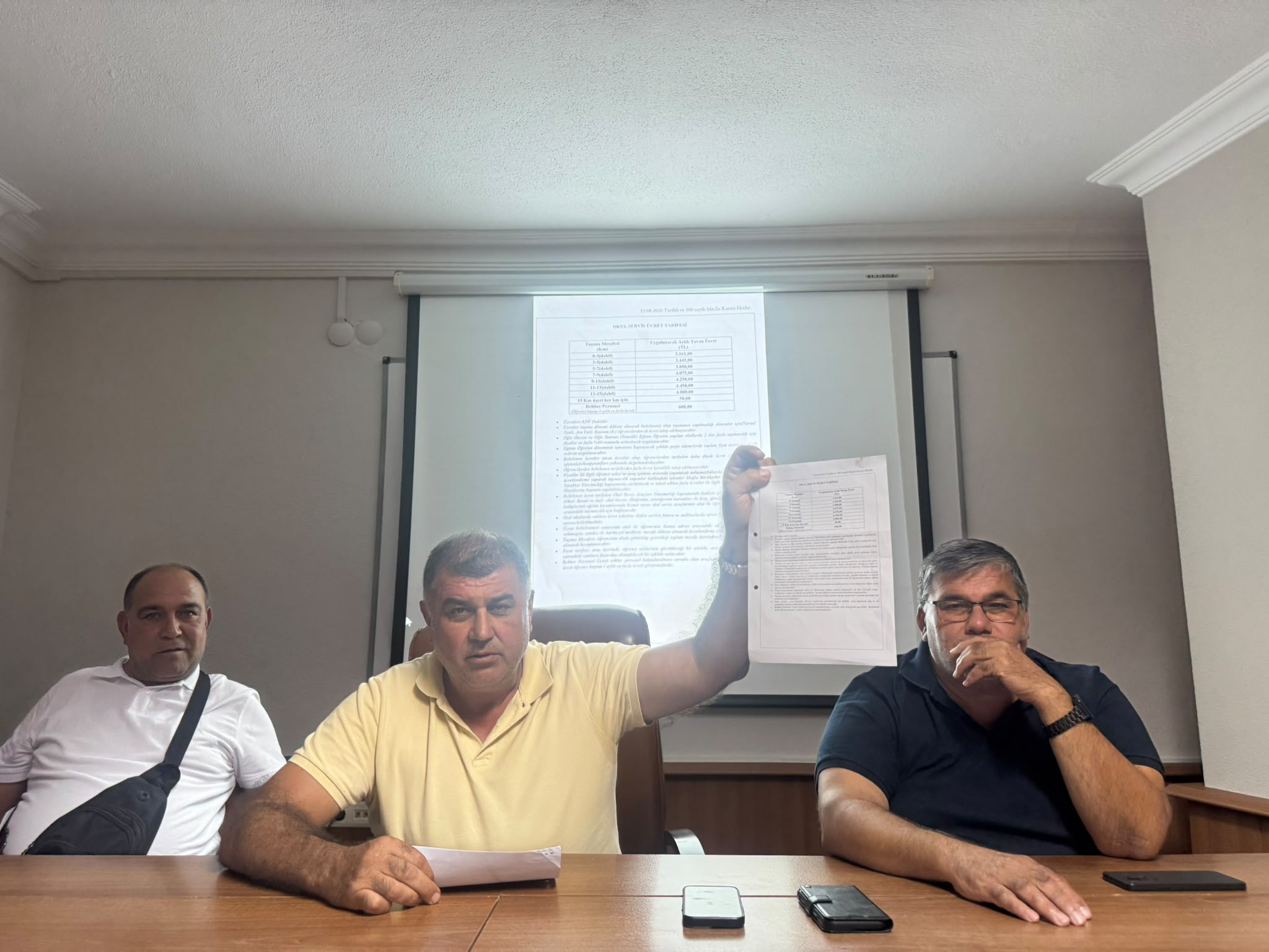 500 TL’LİK SERVİS ZAM IDDIASINA  YANIT ‘TARİFE DIŞINA ÇIKAN ŞOFÖRE CEZA’