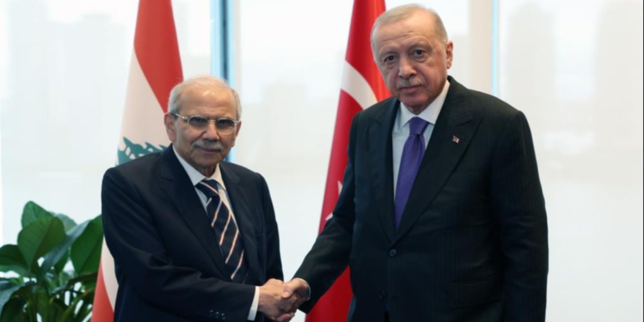 Cumhurbaşkanı Erdoğan, Lübnan Başbakanı Selam ile görüştü
