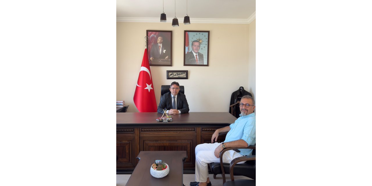 Öner’den Kaymakam Kaya’ya seçimli genel kurul öncesi ziyaret