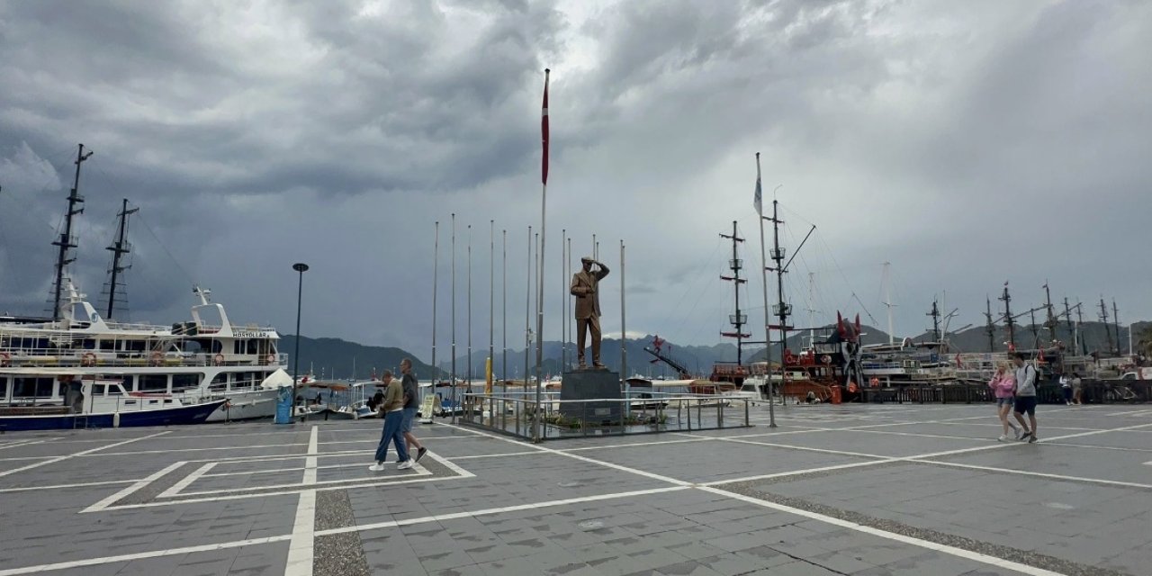 Dikkat Marmaris’te Pazar günü için yüzde 95 yağış uyarısı