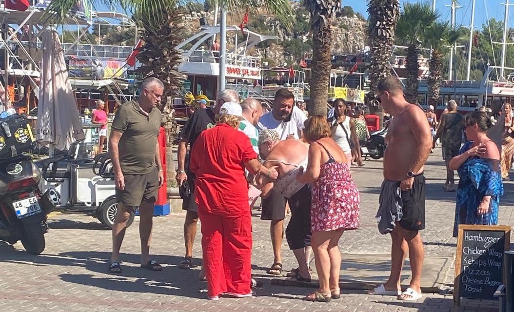 TURUNÇ LİMANI’NDA TEHLİKELİ RÖGAR KAPAĞI: TURİSTLER TEK TEK DÜŞÜYOR