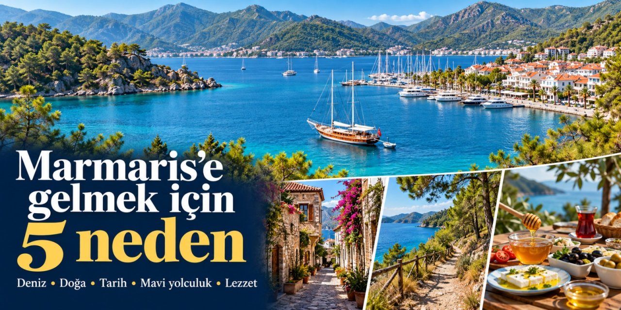 Marmaris’e gelmek için en önemli 5 neden