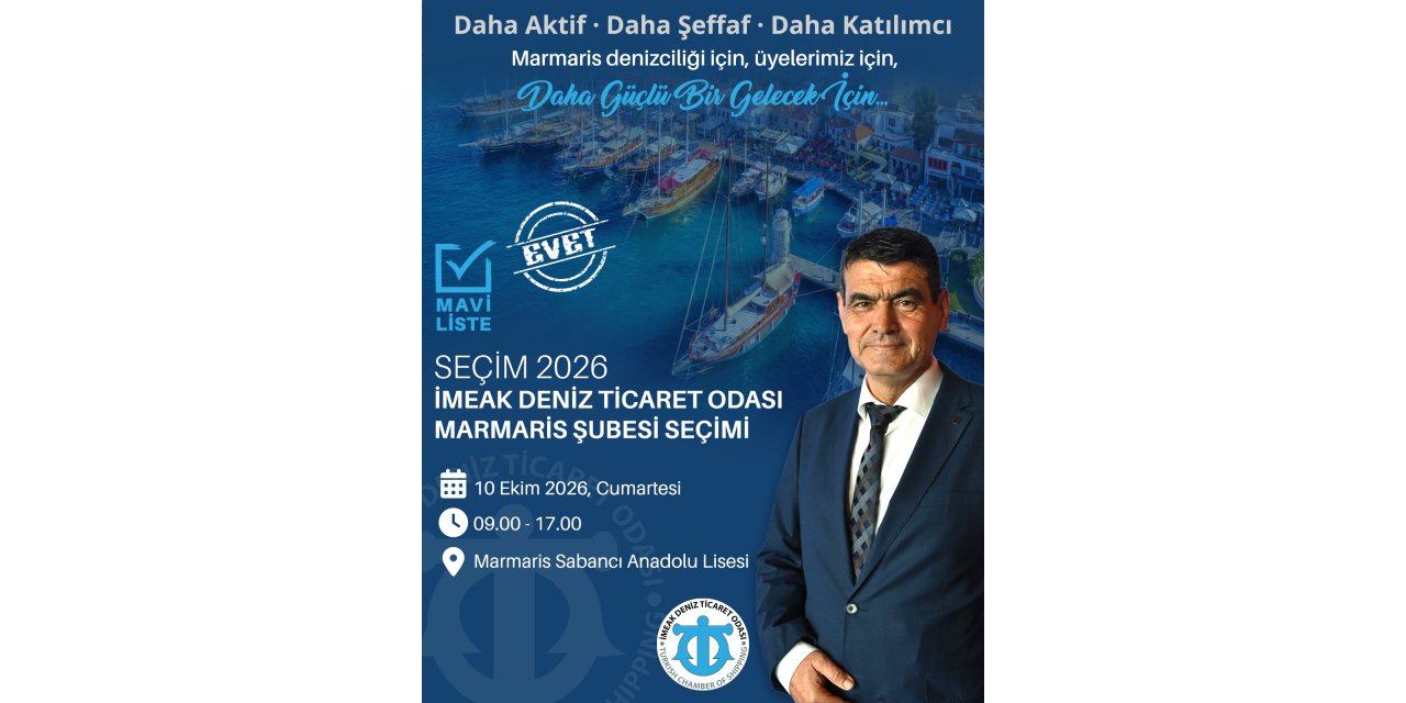 Marmaris Deniz Ticaret Odası’nda tek adaylı seçim