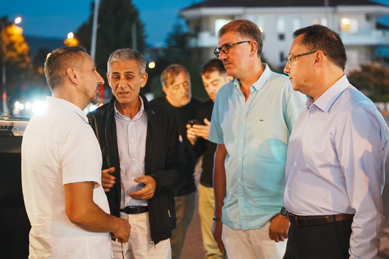 MUTLU AYHAN ARMUTALAN’DA ÜYELERLE BULUŞTU