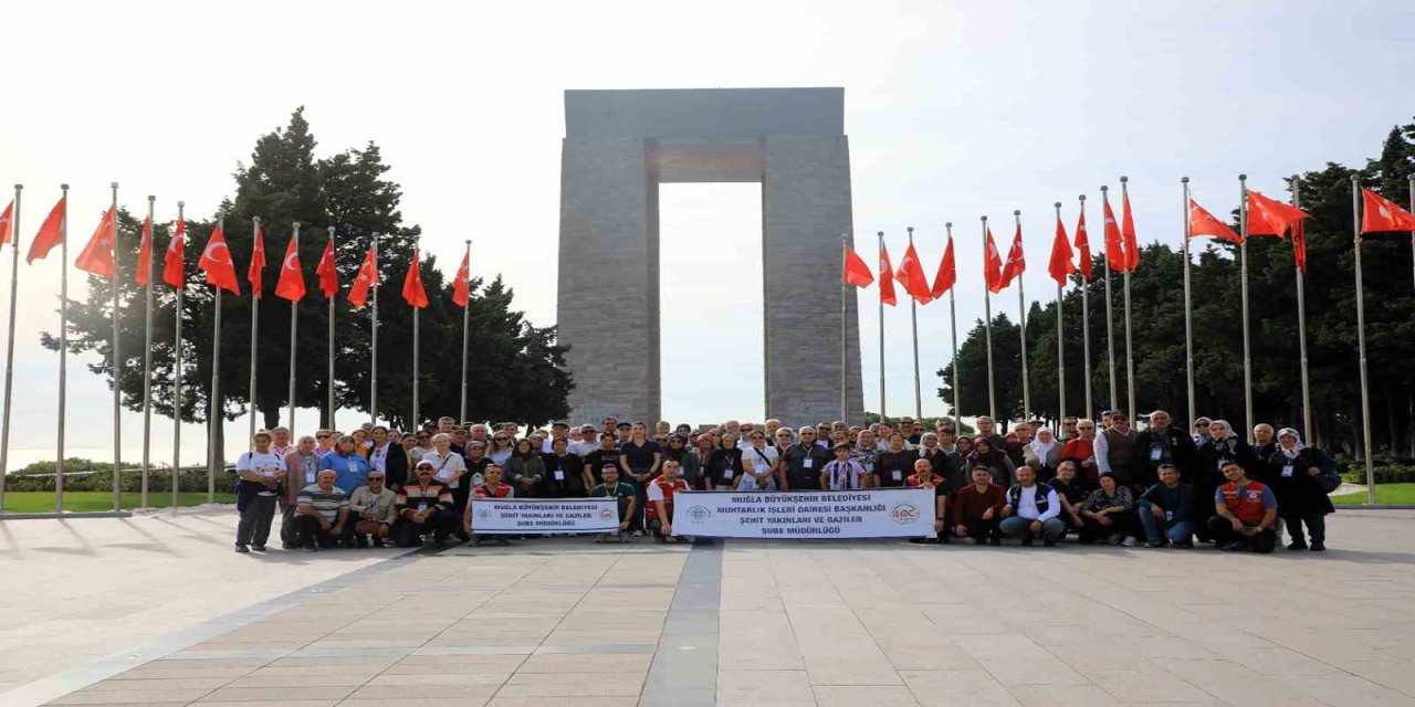 Şehit ailelerinden Çanakkale ziyareti