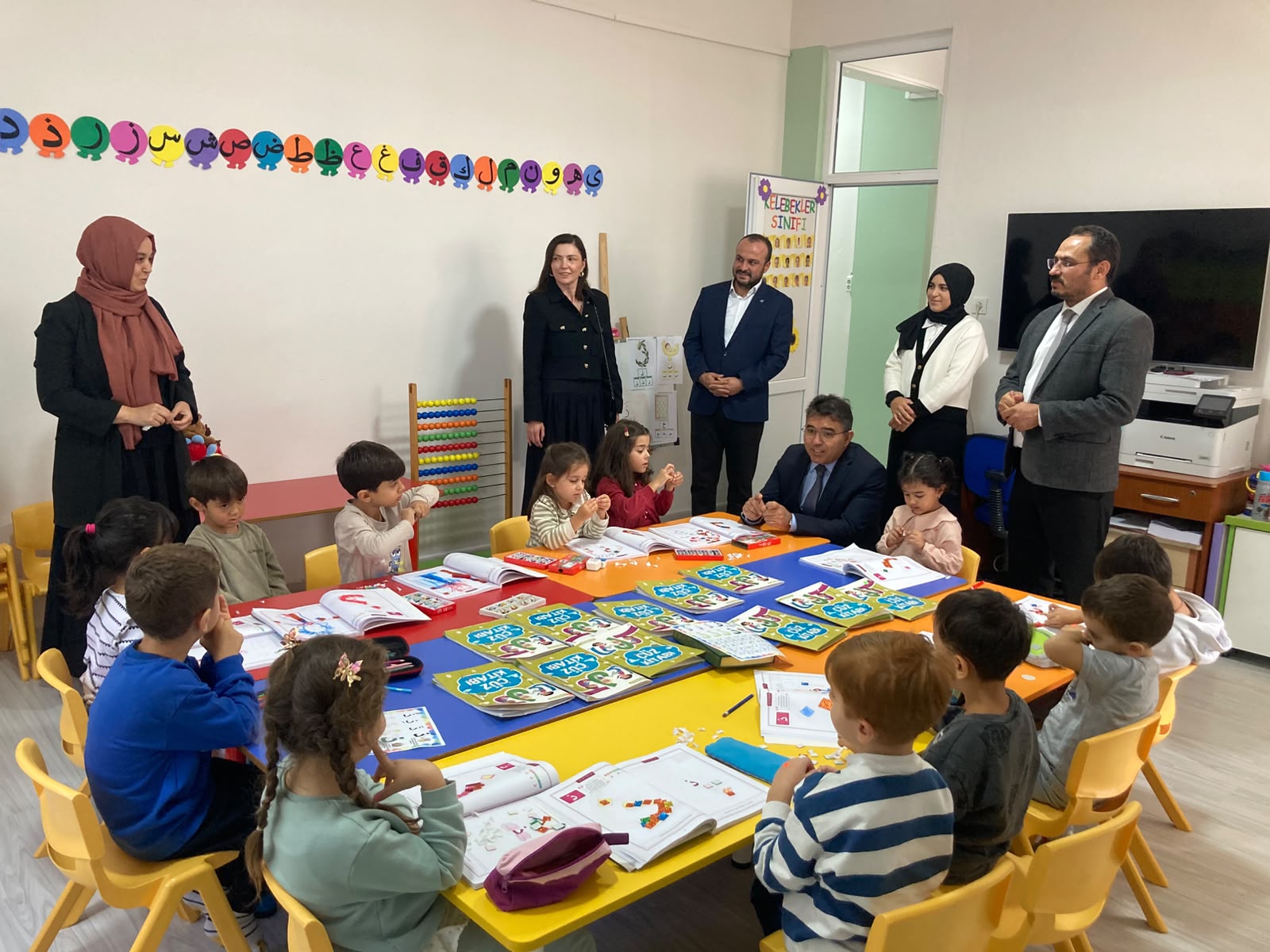 Kaymakam Kaya’dan minik kursiyerlere ziyaret