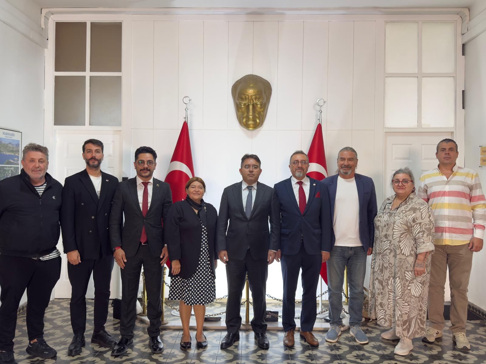 Marmaris Kent Konseyi’nden Kaymakam Kaya’ya ziyaret