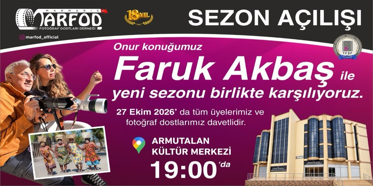 MARFOD’un onur konuğu Faruk Akbaş