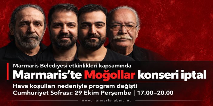 Marmaris’te bayram programı değişti