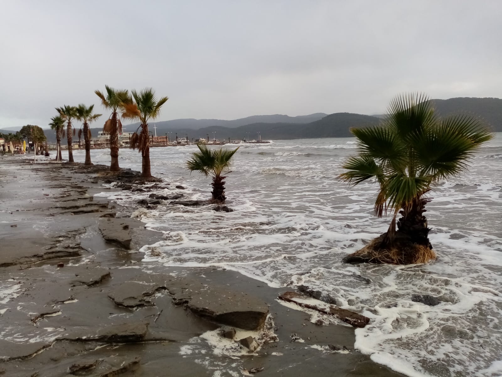 Dünyaca ünlü sakin mahallenin sahili görenleri endişelendirdi
