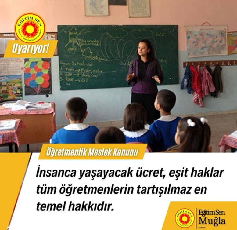 Eğitim-Sen Öğretmenlik statüsünü güçlendirmeyen projelere ikna olmadı