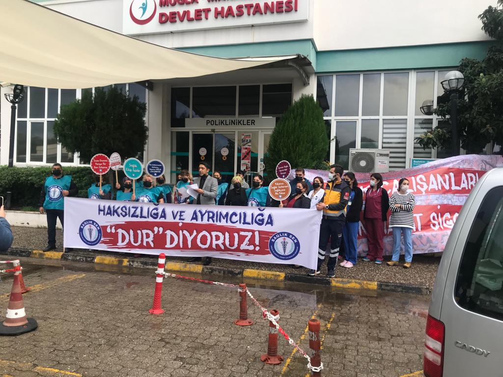 Sağlıkçılar isyanda
