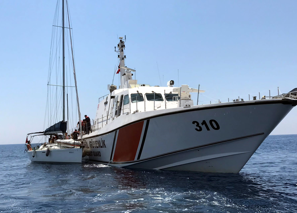 MARMARİS'TE 87 MÜLTECİ YAKALANDI