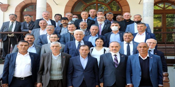 Muhtarlardan Başkan Gürün'e ziyaret