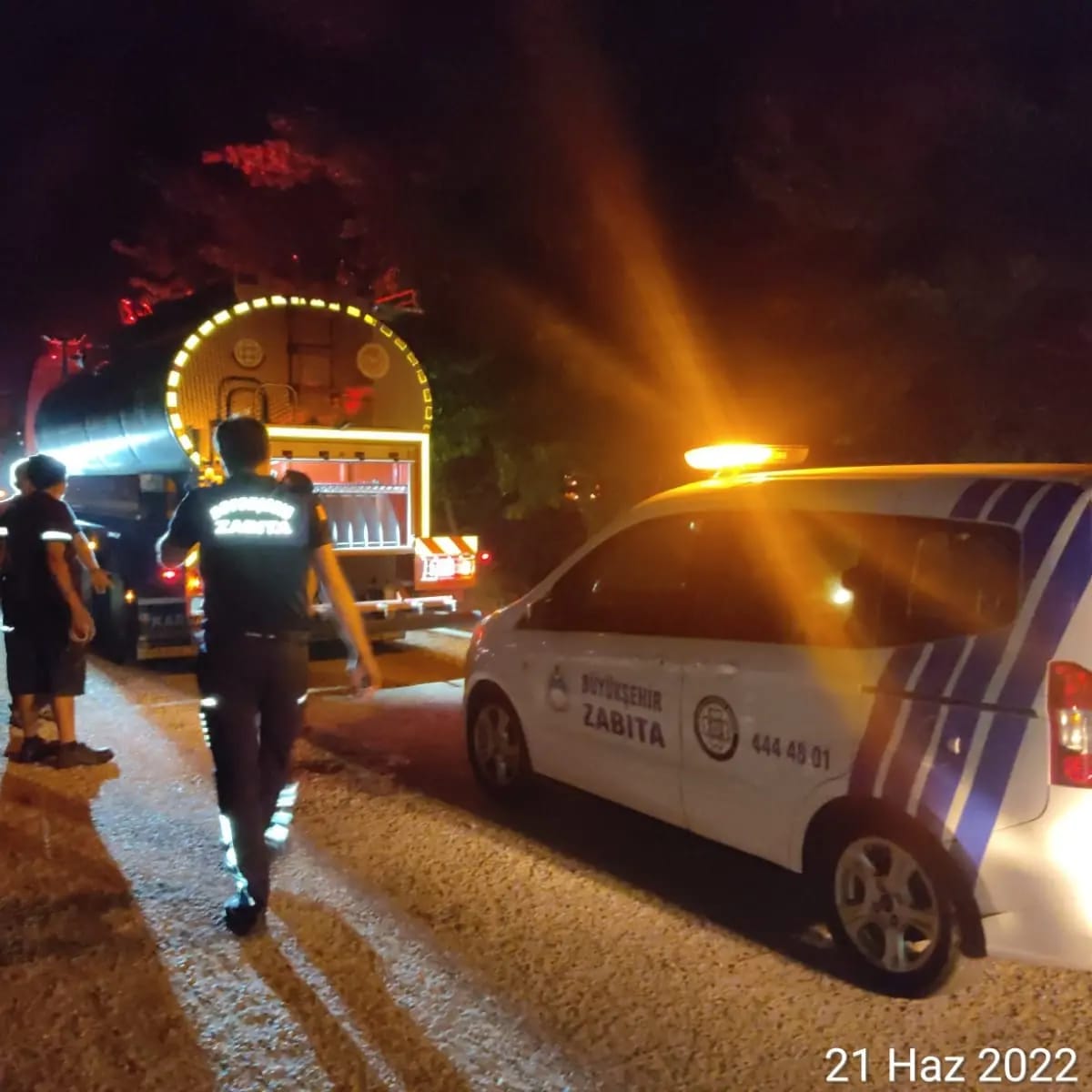 MUĞLA BÜYÜKŞEHİR ZABITA ALEV SAVAŞÇILARINA MORAL OLDU