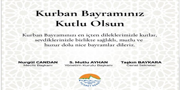 Marmaris Ticaret Odasından Bayram Mesajı