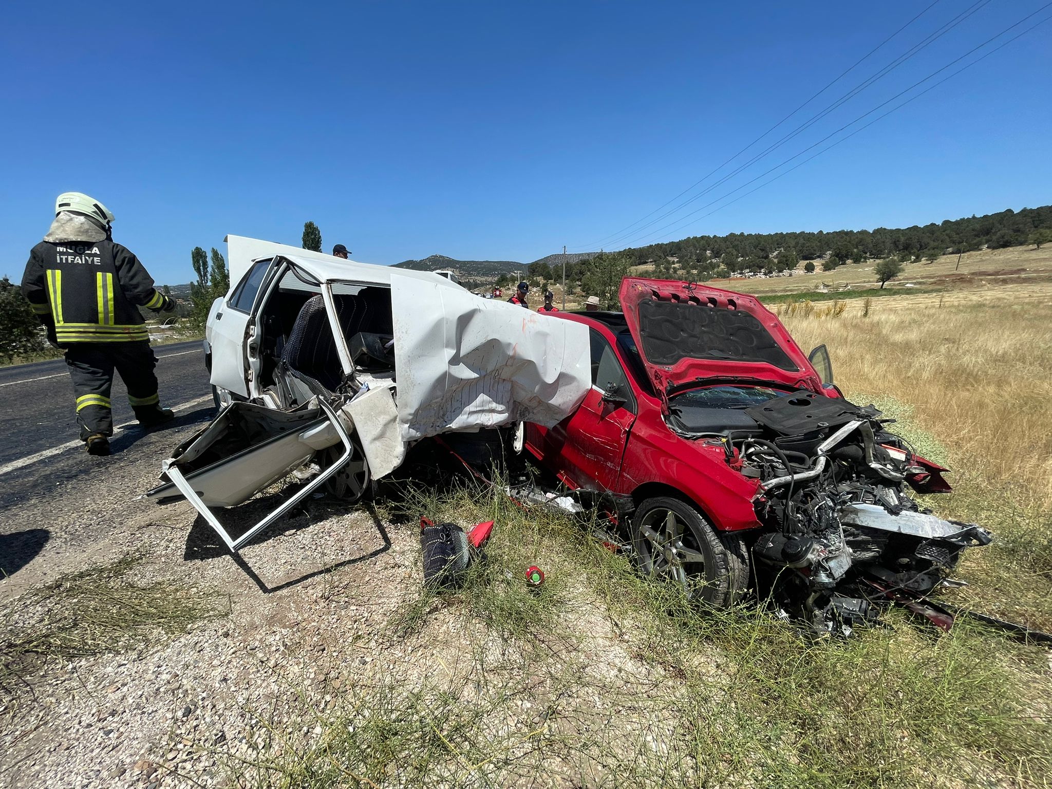 TRAFİK KAZASINDA 1 KİŞİ ÖLDÜ