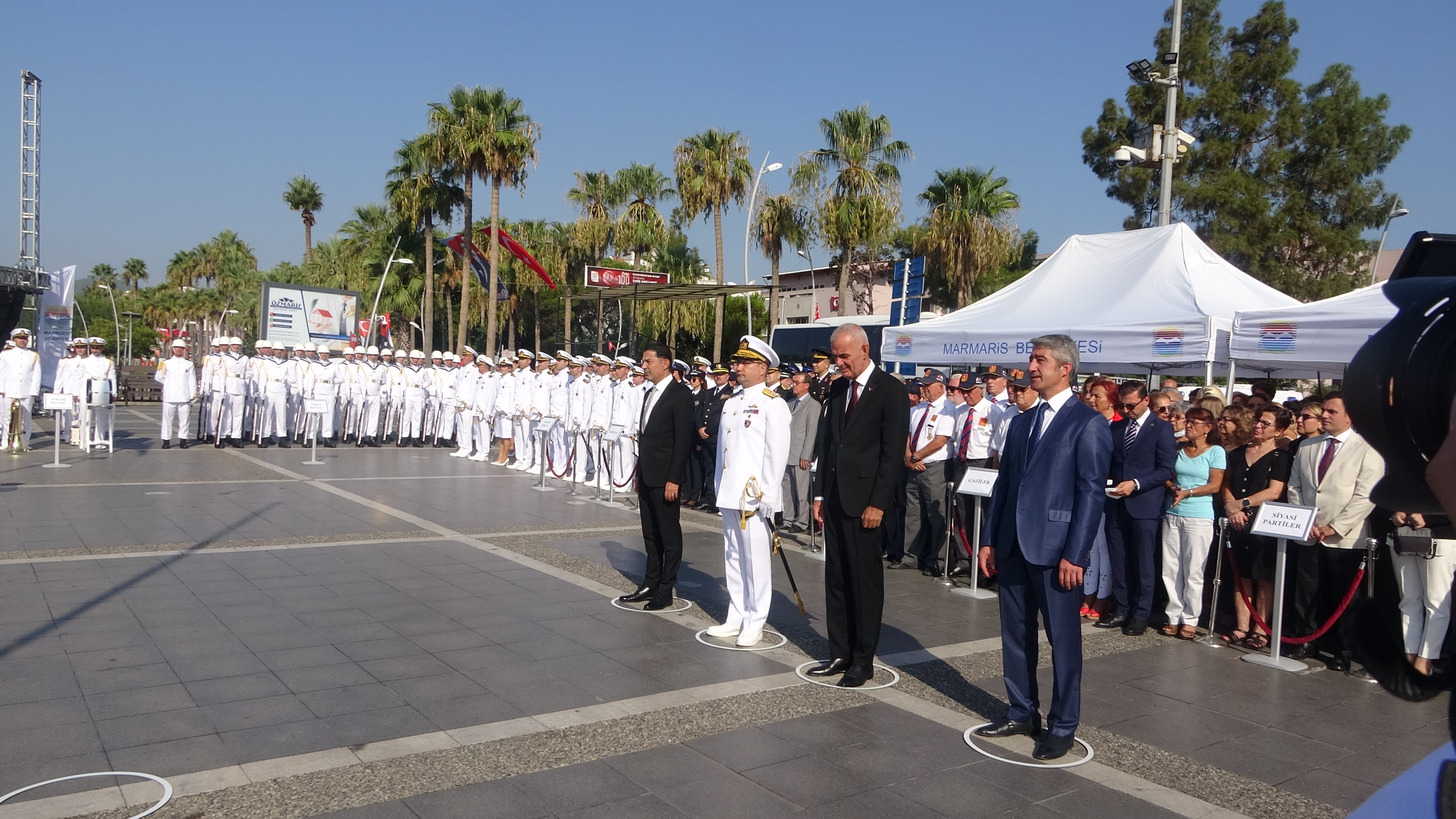 MARMARİS'TE ZAFER BAYRAMI KUTLAMALARI BAŞLADI