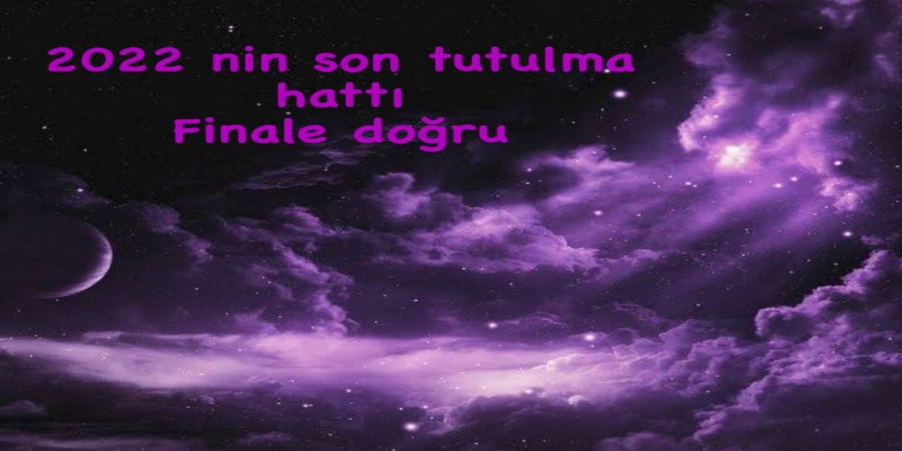 2022'nin son tutulmasına ilerliyoruz