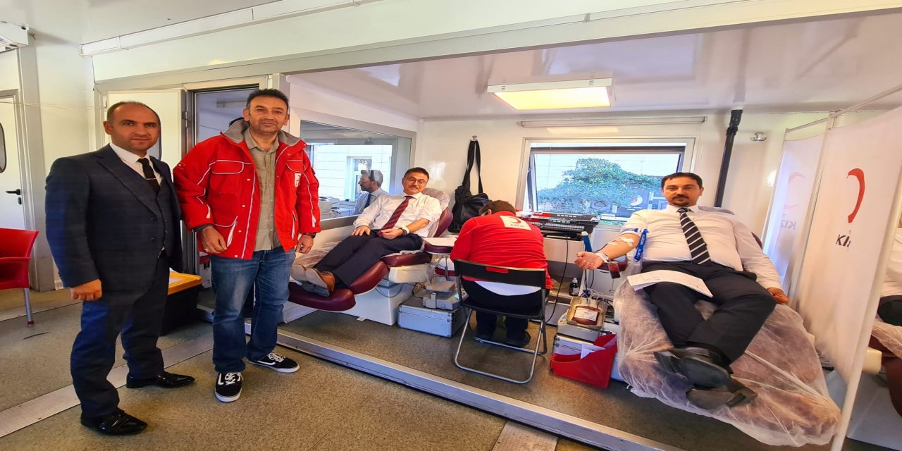 Muğla Adliyesi'nde kan bağışı kampanyası