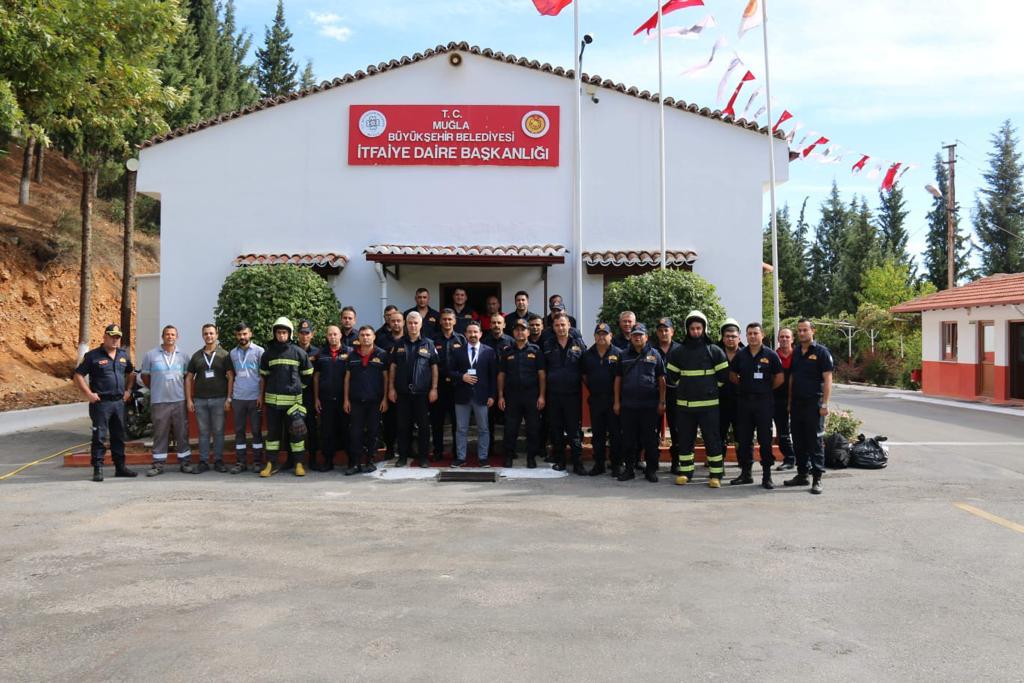 Büyükşehir İtfaiyesi Doğalgaz Yangınlarına Karşı Eğitim Aldı