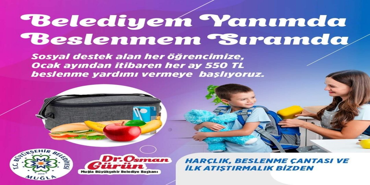 Büyükşehirden Çocuklar İçin Beslenme Yardımı
