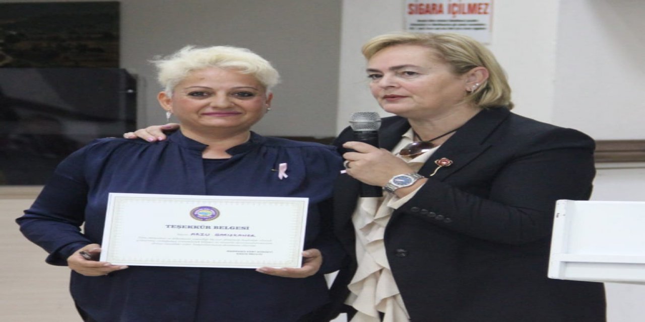 Marmaris Kent konseyi Kadın meclisinin bu ay ki konuğu Gazeteci Arzu Barışkaner oldu