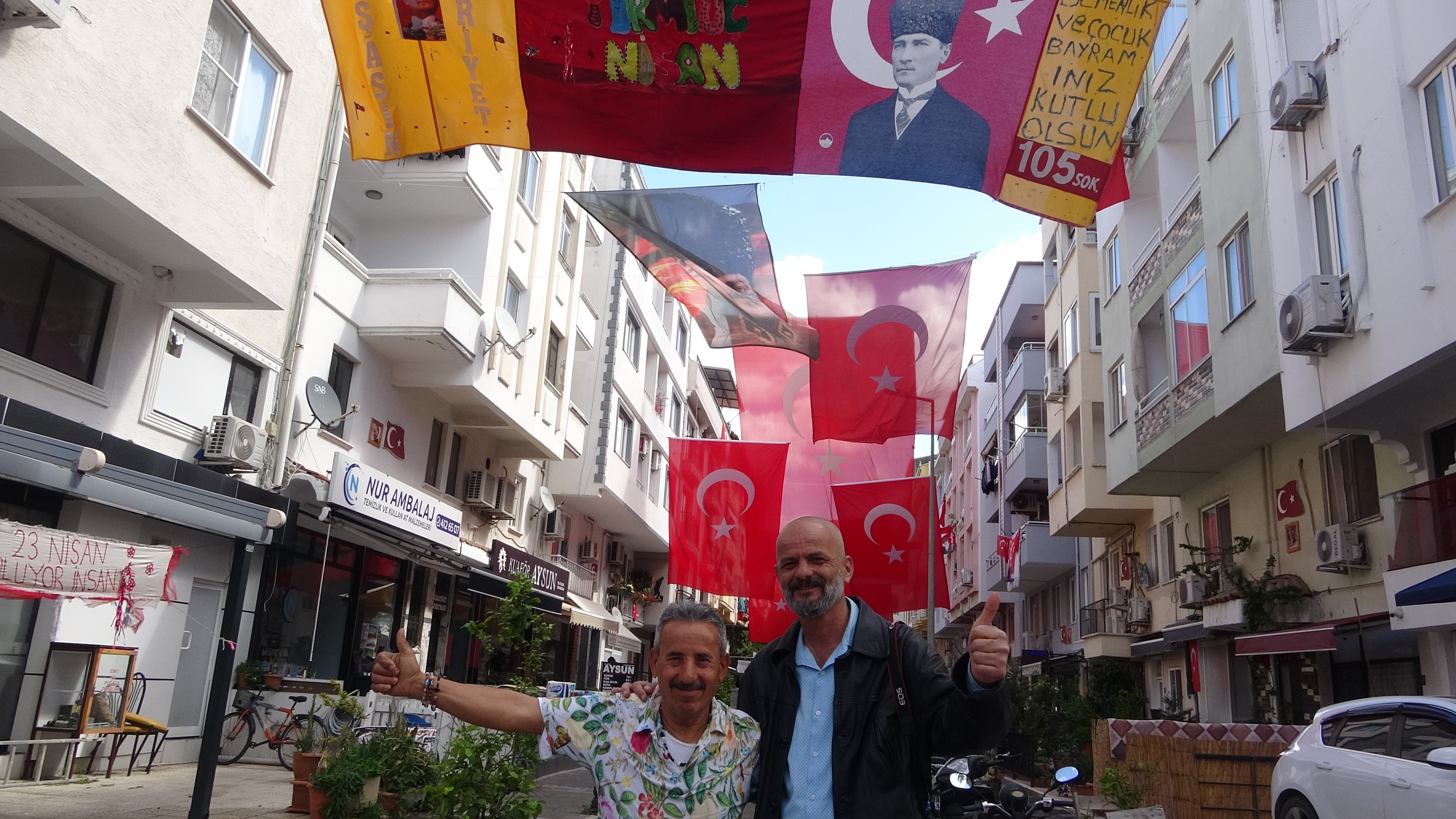 105 sokak 23 Nisan çocuk şölenine hazır