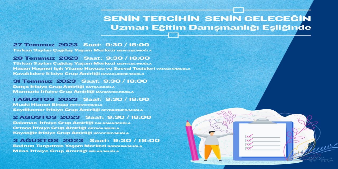 Büyükşehir 12 İlçede Üniversite Tercih Danışmanlığı Verecek