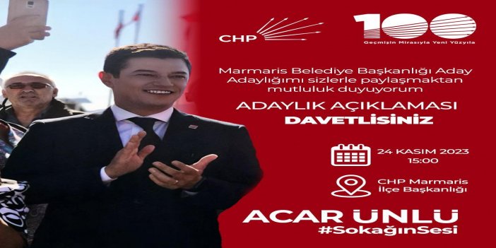 Acar Ünlü den Öğretmenler Günü Mesajı